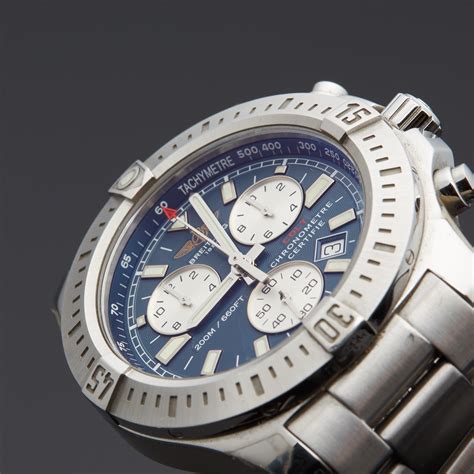 breitling colt with one second hand|pre owned Breitling colt quartz.